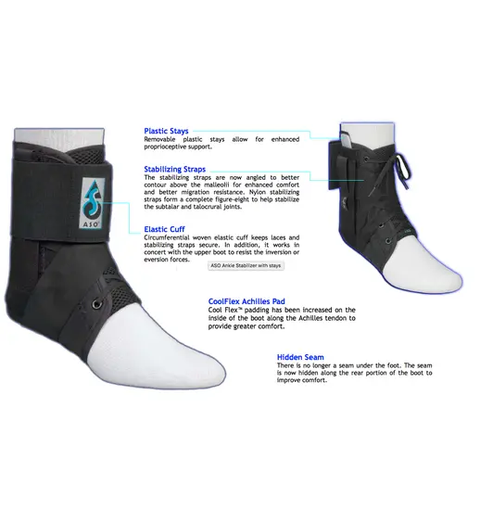 MedSpec ASO Ankle Stabilizer with Stays