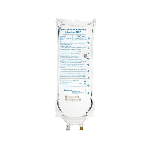 B Braun Normal Saline 0.9% Sodium Chloride Injection USP