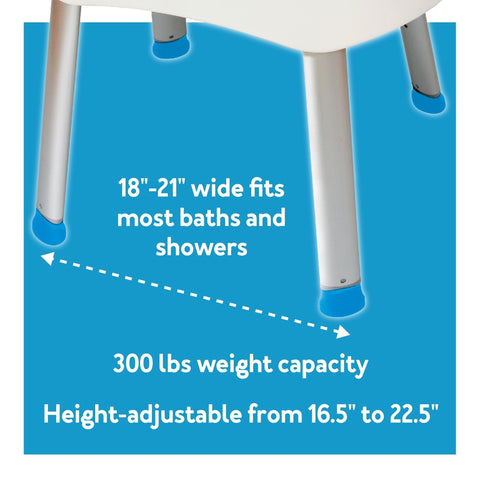 Carex EZ Bath & Shower Seat w/Handles