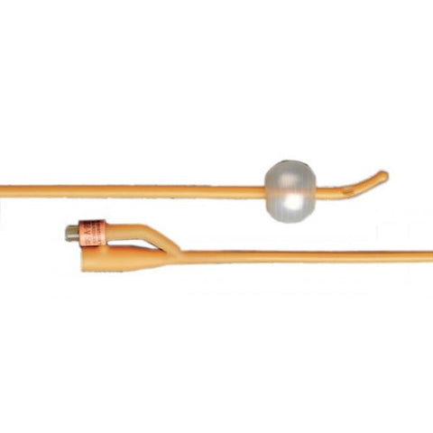 Bard Lubricath Tiemann 2-Way Med Olive Coupe-Tip Single-Eye Foley Cath 14Fr 5cc 12/Bx