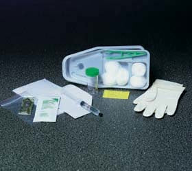 Bowers Sterile Catheter Tray Foley Prefilled x18 Pieces per Basin