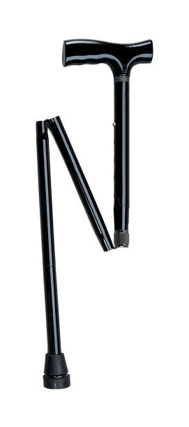 Drive Bariatric Aluminum Black Folding Height Adjustable Cane 500lbs