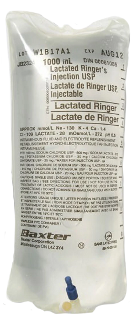 Baxter Lactated Ringer's Injection IV Solution USP