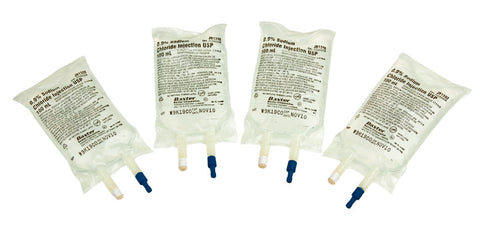 Baxter Normal Saline 0.9% Sodium Chloride Injection Solution USP IV/Case