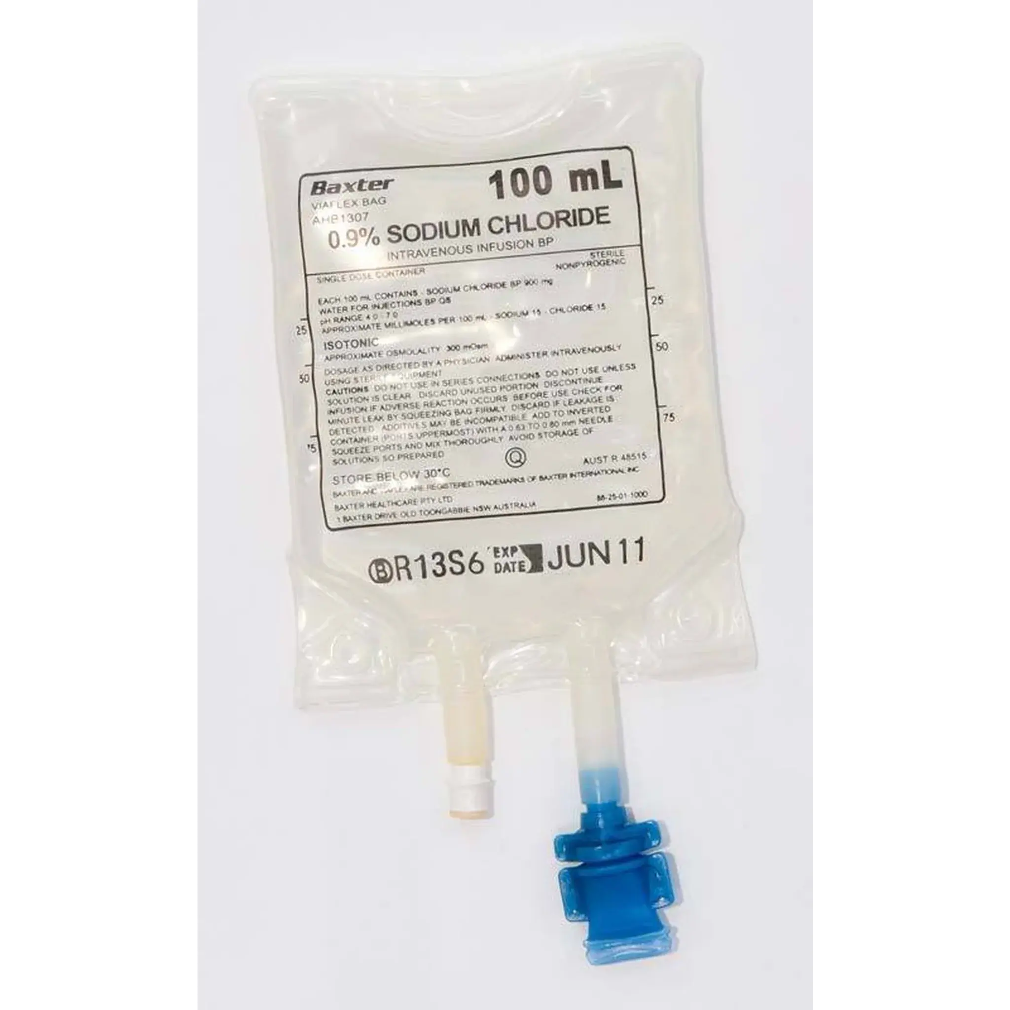 Baxter Normal Saline 0.9% Sodium Chloride Injection Solution USP IV/Ba ...