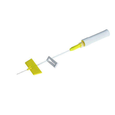 Bd Saf-T-Intima IV Catheter With Wings 24g X 3/4" Prn Adapter And Tubing Sterile Yellow 25/Bx