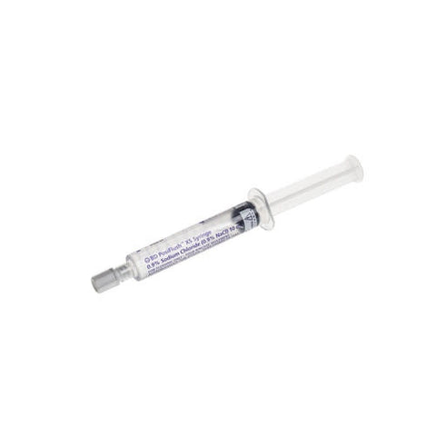 BDPosiflush Xs 10ml Normal Saline Flush Syringe Complete Sterile Syringe and Pathway