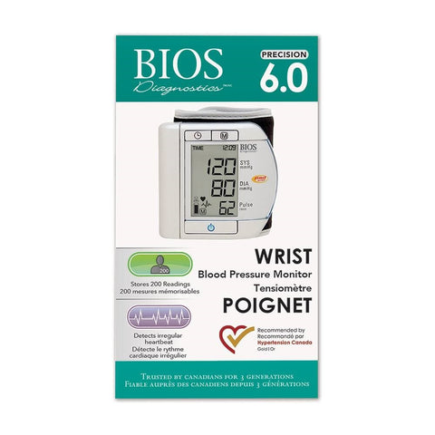 Bios Wrist Blood Pressure Monitor 6.0  W100