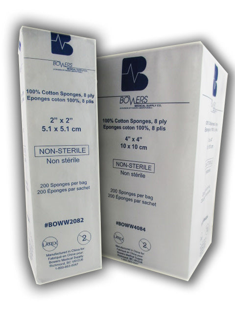 Bowers Cotton Gauze 8-Ply 200/bg
