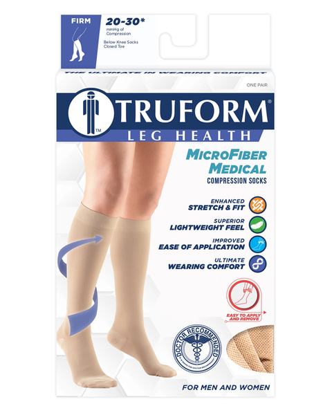 Airway Surgical TruForm Microfiber Sock 20-30mmHg