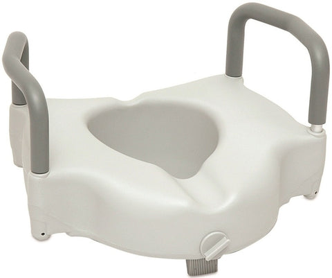 ProBasics Raised Toilet Seat w/Lock and Arms 4.5"