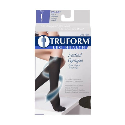 Airway Surgical Opaque Compression Sock for Women 20-30mmHg