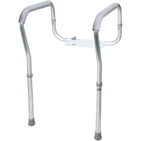 Carex On-Floor Padded Toilet Safety Frame 300lb