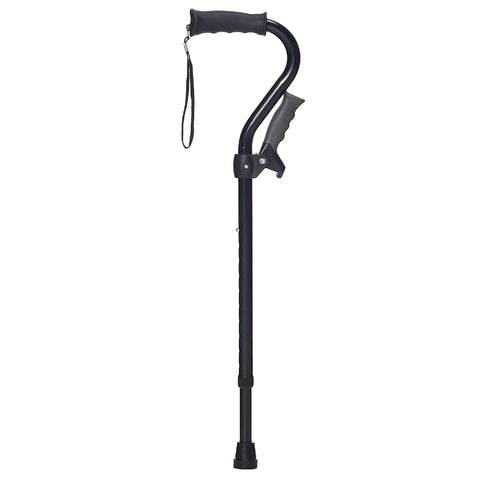 Uplift Cane Retractable Handle Assists Black 250 lb Weight Capacity.