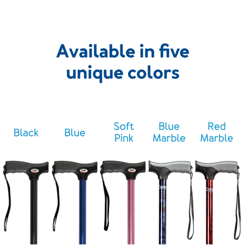 Carex Soft Grip Walking Cane Pink