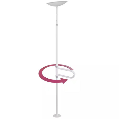 HEALTHCRAFT uPole with PivotBar Stainless Steel Transfer Pole (7-10 Feet)