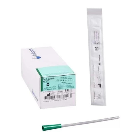 Coloplast Self Catheter Female Straight Tip w/o Connector 14 Fr  6" 30/bx