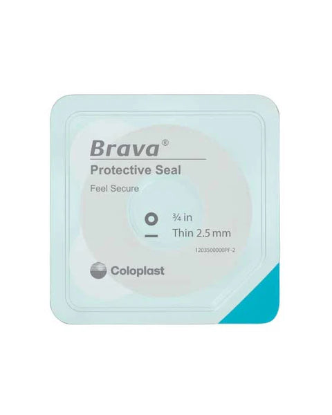 Coloplast Adhesive Brava Protective Rings 18mm ID 48mm OD 2.5mm Thick 10/bx