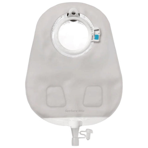 Coloplast Sensura Mio 2 Pc Click Pouch, Urostomy, Drainable, Maxi, Transparent, Flange Size 50mm 10/Bx