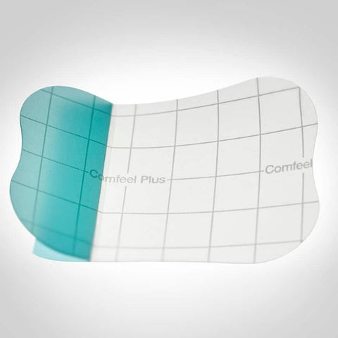 Comfeel Plus Transparent Dressing – 4 in × 4 in (10 cm × 10 cm) BX/10