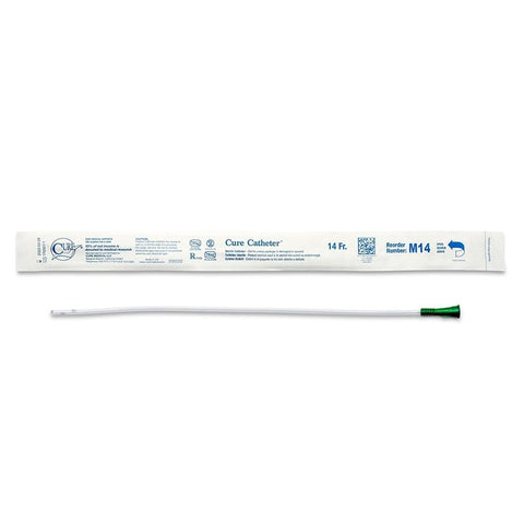 Catheter Intermittent Straight Tip 14 Fr 16" Single