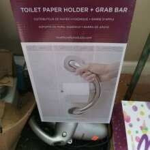 PLUS Toilet Paper Holder + Grab Bar