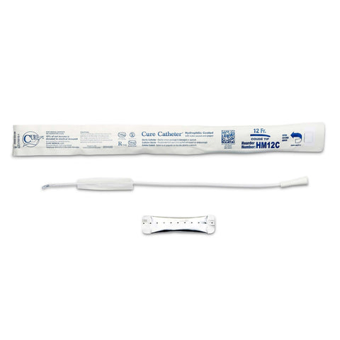Standard Coude Tip Catheter Male 12 FR 16" Box 30