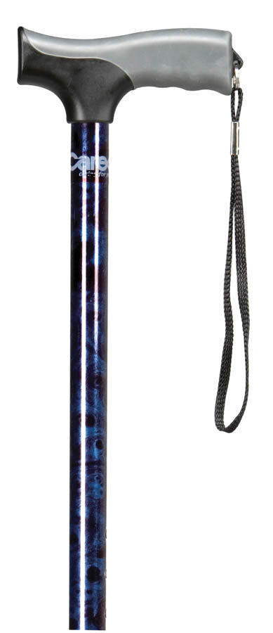 Carex Soft Grip Derby Cane Blue