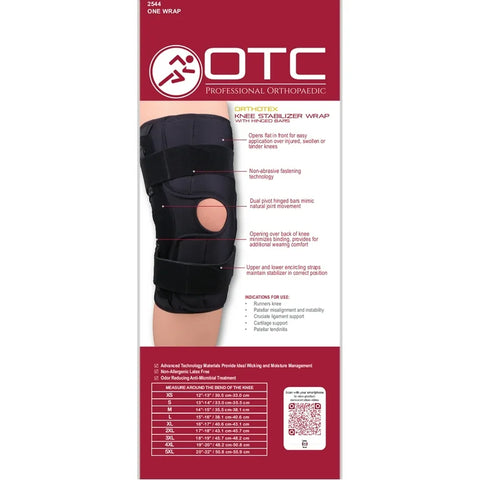 ORTHOTEX- Knee Stabilizer Wrap w/ROM Hinged Bars