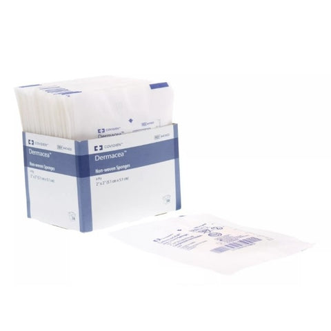 Dermacea Standard Non-Woven Sterile Gauze Sponges – Soft, Absorbent, and Low-Linting