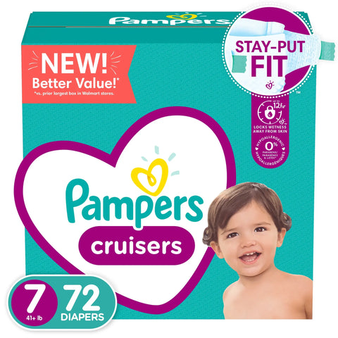 Pampers Cruisers Size 7 (72/bx)