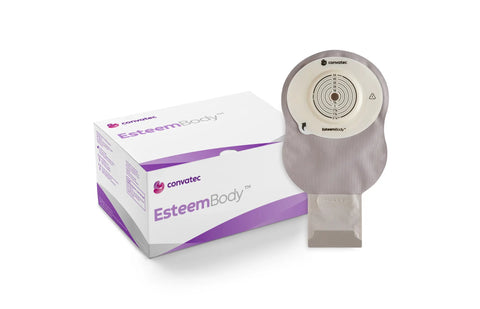 Convatec Esteem Body Drainable Pouch opaque w/window/filter Durahesive CTF-10-35mm 3.5mm-CD 40mm-TL 10/Bx