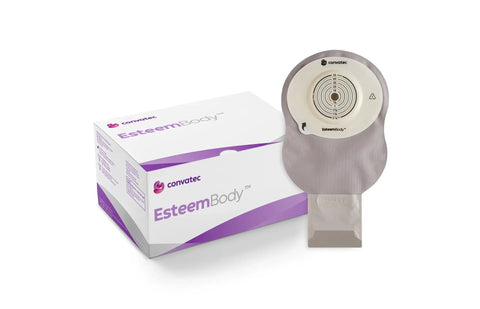 Convatec Esteem Body Drainable Pouch opaque w/window/filter Durahesive CTF-10-45mm 3.5mm-CD 50mm-TL 10/Bx