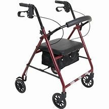 Aluminum Rollator 6" Wheels 300 LB Weight Capacity