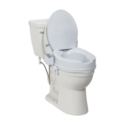 PreserveTech Raised Toilet Seat with Bidet Ambient 400lbs