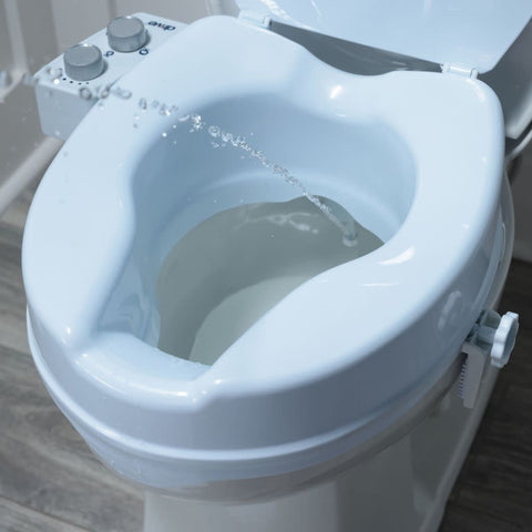 PreserveTech Raised Toilet Seat with Bidet Ambient 400lbs