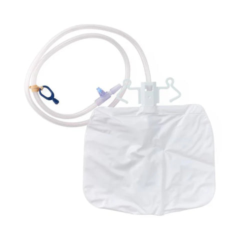 Medline Urinary Drainage Bag 4000ml W/ Luer-Lock Connection & Anti-Reflux Tower W/ Slide-Tap