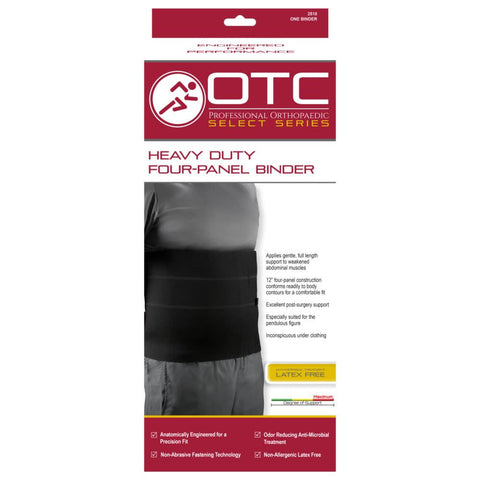 OTC Heavy Duty Four-Panel Binder Post Surgery Support 12"
