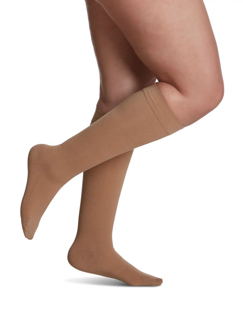 Essential Cotton for Women Knee High 20-30mmHg