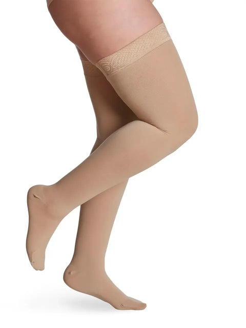 Essential Opaque Thigh High 30-40mmHg W ML Honey