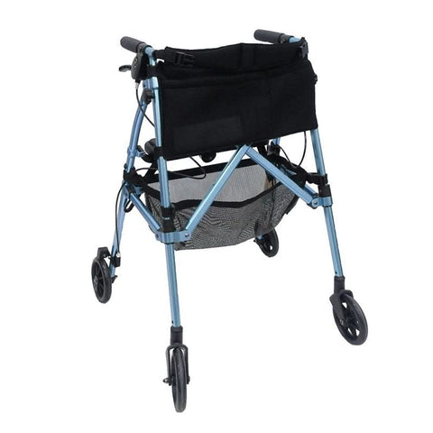 Stander Wonder Rollator Plus with Basket Standard Height and Removable Pouch