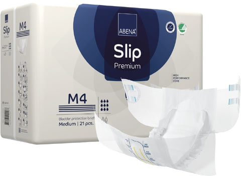 Abena Slip Tabbed Briefs Medium M4 3600ml Cap 84/Bx
