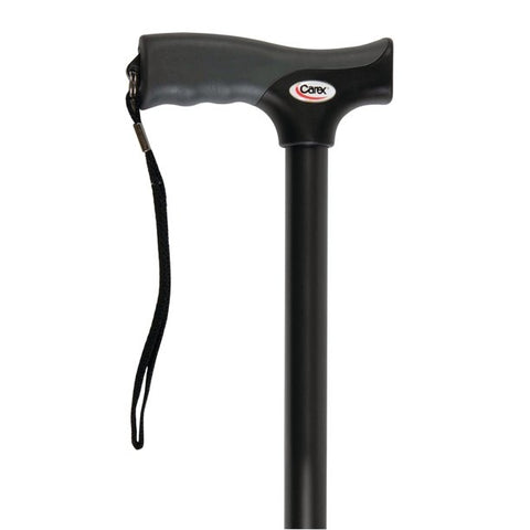 Soft Grip Folding Cane  Black