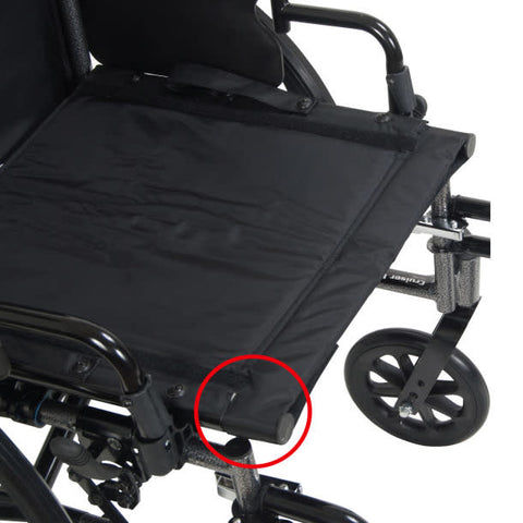 Cruiser X4 Wheelchair Adjustable Seat Height Detachable Desk Arm (ADDA) Foot Rest (SF)  300lbs