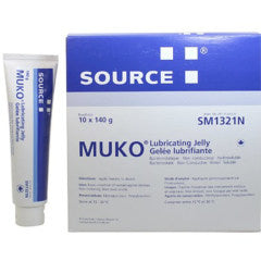 Muko Lubricating Jelly 140g 10/bx