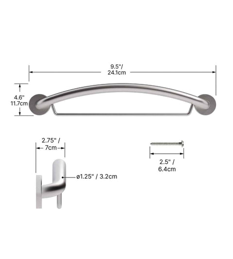 PLUS Towel Bar + Grab Bar 24"