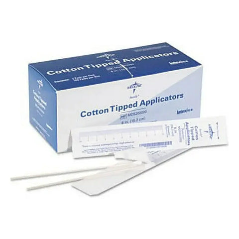 Sterile Cotton Tip Applicator Plastic 6in Bx/100 single