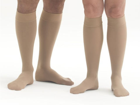 Mediven Plus 20-30 mmHg Knee High Extra Wide Silicone Band Beige SZ 5