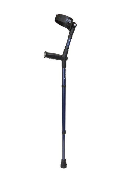 WalkEasy Forearm Crutch Soft Grip Adjustable Full Cuff Adult Pair