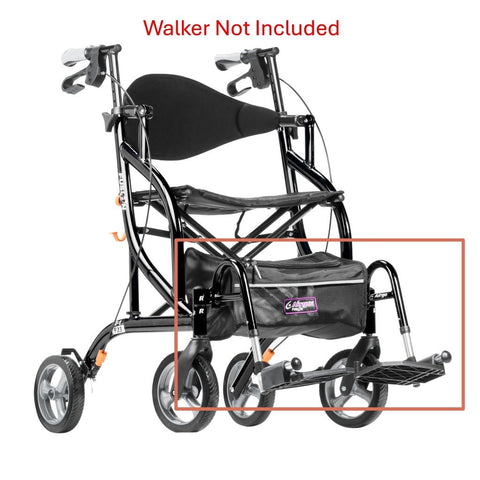 Footrest Assembly (L &R) for Airgo Fusion F18, F20 & F23 Side Folding Rollator and Transport Chair